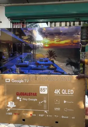 Globalstar Inch 85 4K Qled Google Smart With Voice Control Remote