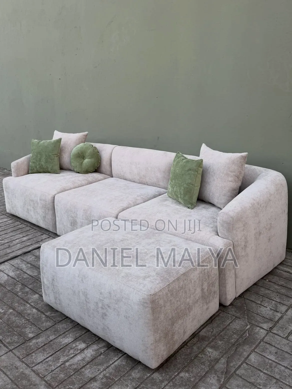 L Shaped Full Spring and Fiber Very Comfort Ipo Tayari Kwa Ajili Yako