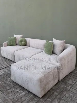 L Shaped Full Spring and Fiber Very Comfort Ipo Tayari Kwa Ajili Yako