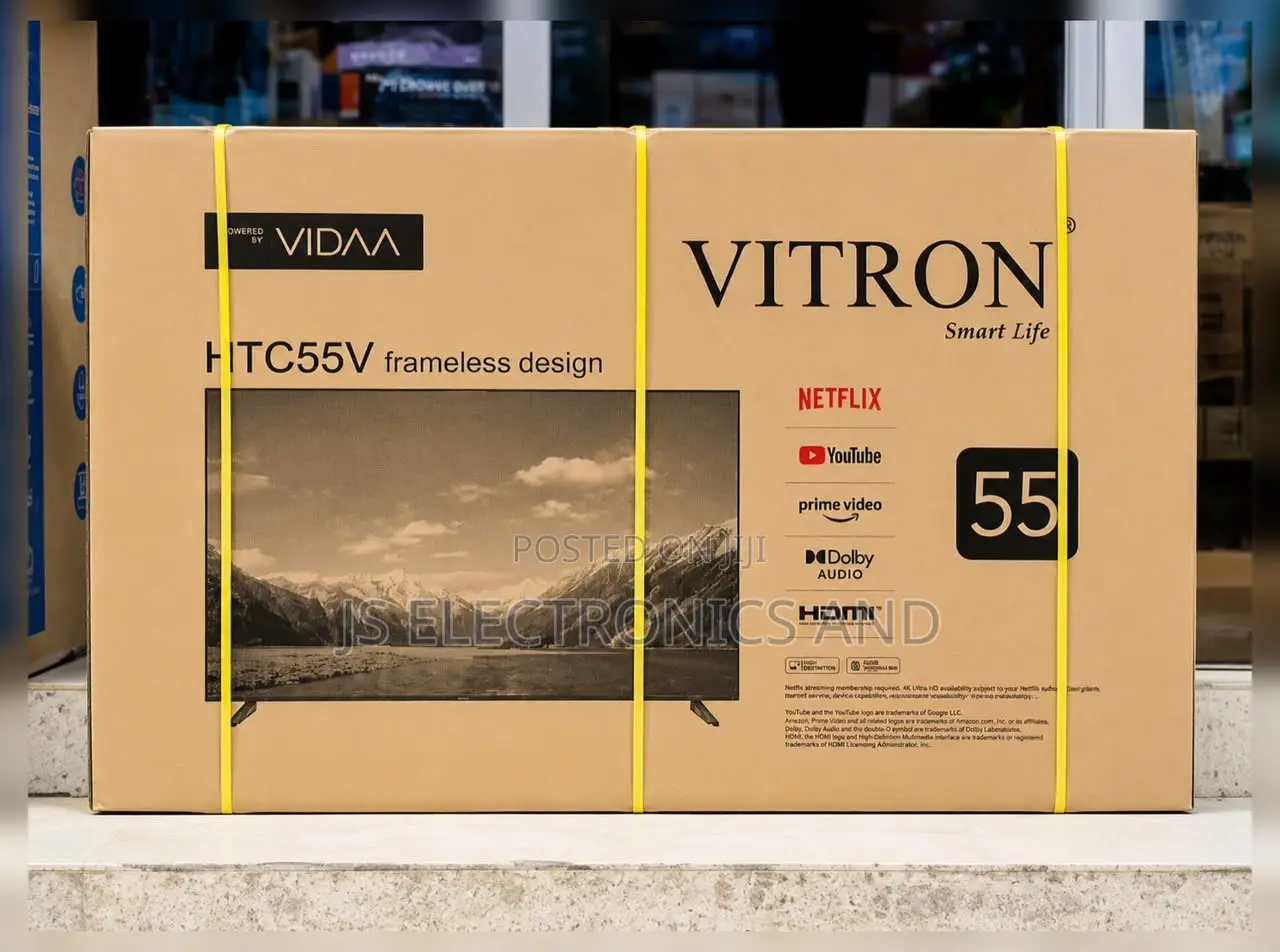 Vitron Inch 55 Frameless 4K Uhd Vidaa Smart TV