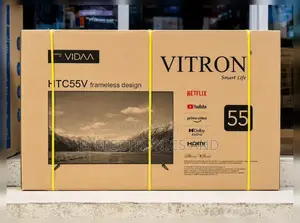 Vitron Inch 55 Frameless 4K Uhd Vidaa Smart TV