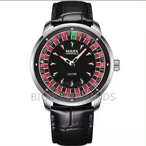 Mark Fairwhale Leather Strap Men Luxurious Watch