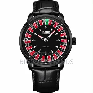 Mark Fairwhale Leather Strap Men Luxurious Watch