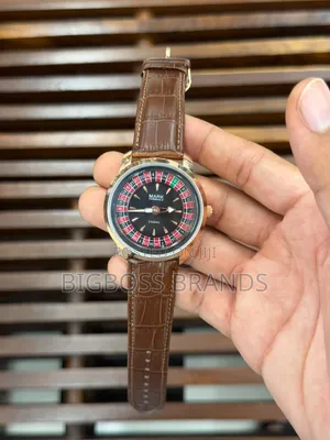 Mark Fairwhale Leather Strap Men Luxurious Watch