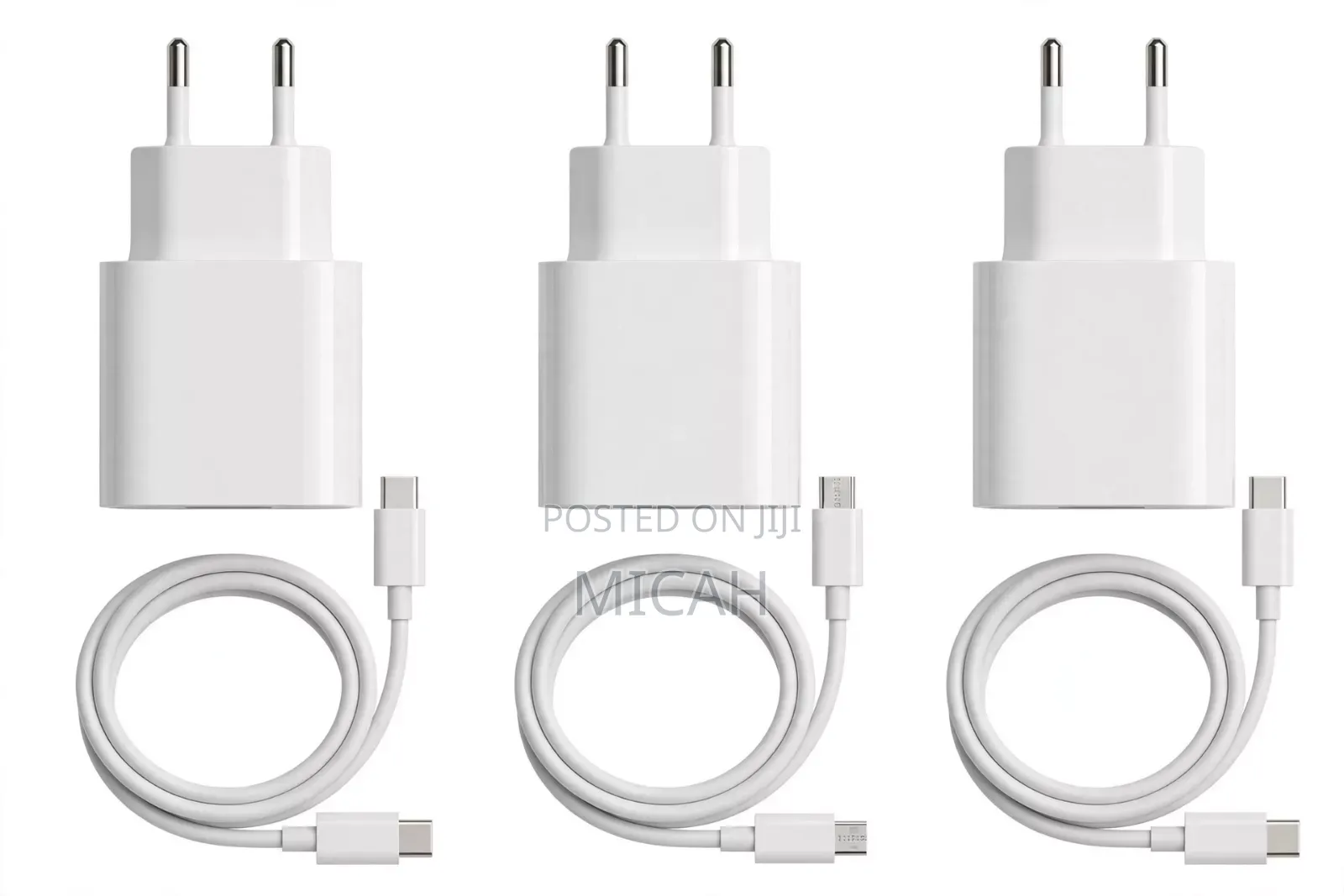 Original Chargers Type C to iPhone and Micro USB for Android Phones