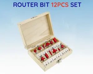 Router Bit Set PC 12 8mm
