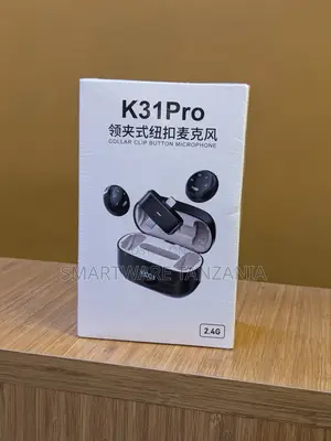 K31Pro Collar Clip Button Microphone With 2.4G Wireless Technology