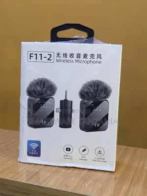 F11-2 Wireless Microphone System, Lavalier Microphone and Windshield