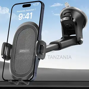 Earldom Car Holder Suction Cup for Smartphones, 360-Degree Rotation