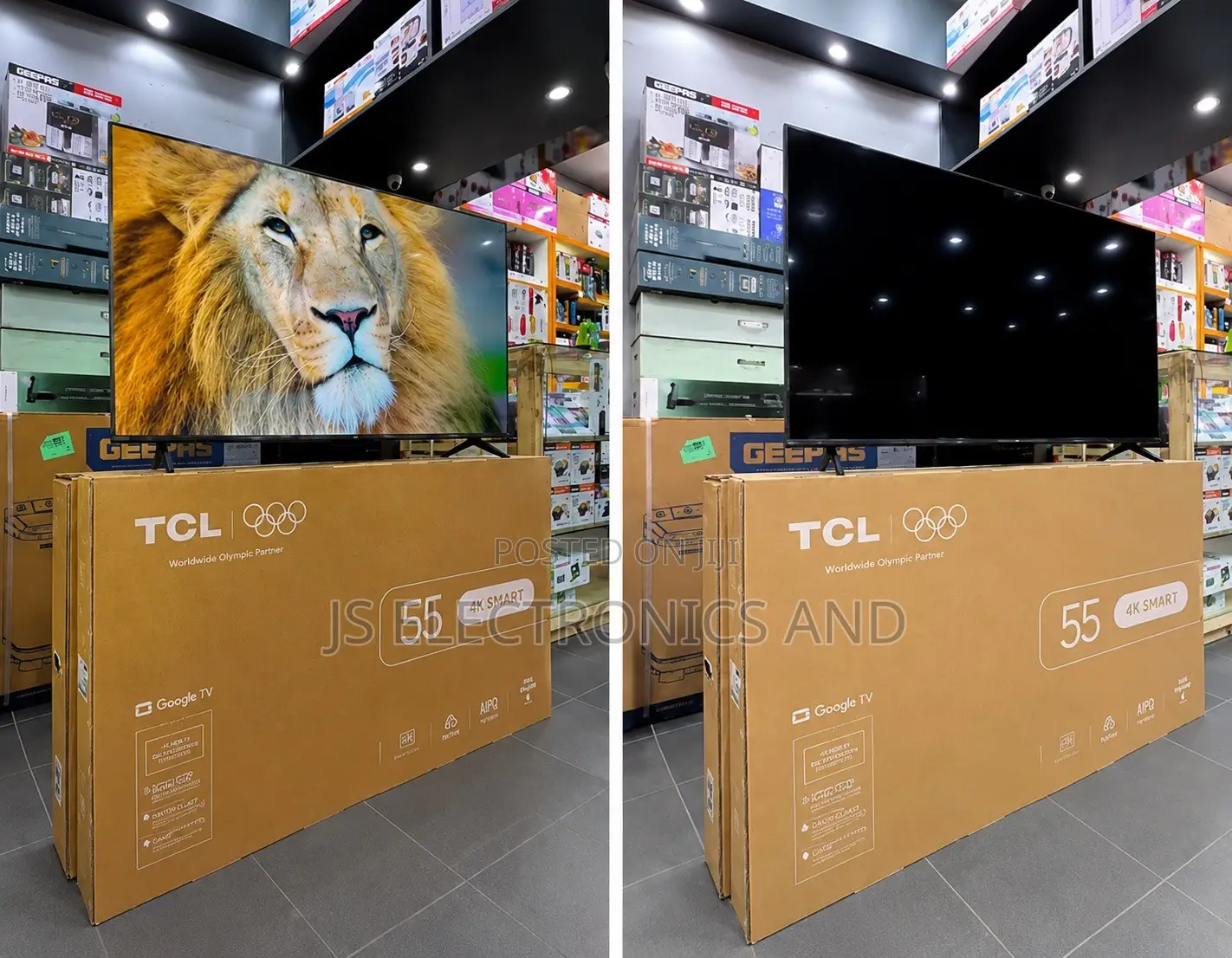 TCL Inch 55 Smart 4K Google TV With Voice Control Remote