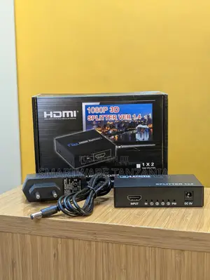 HDMI 1x2 Splitter Version 1.4, 1080P 3D Support, DC 5V Power Supply