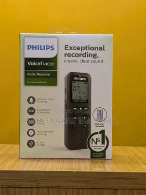 Philips VoiceTracer Audio Recorder, PCM Format, 8GB Memory, USB Link