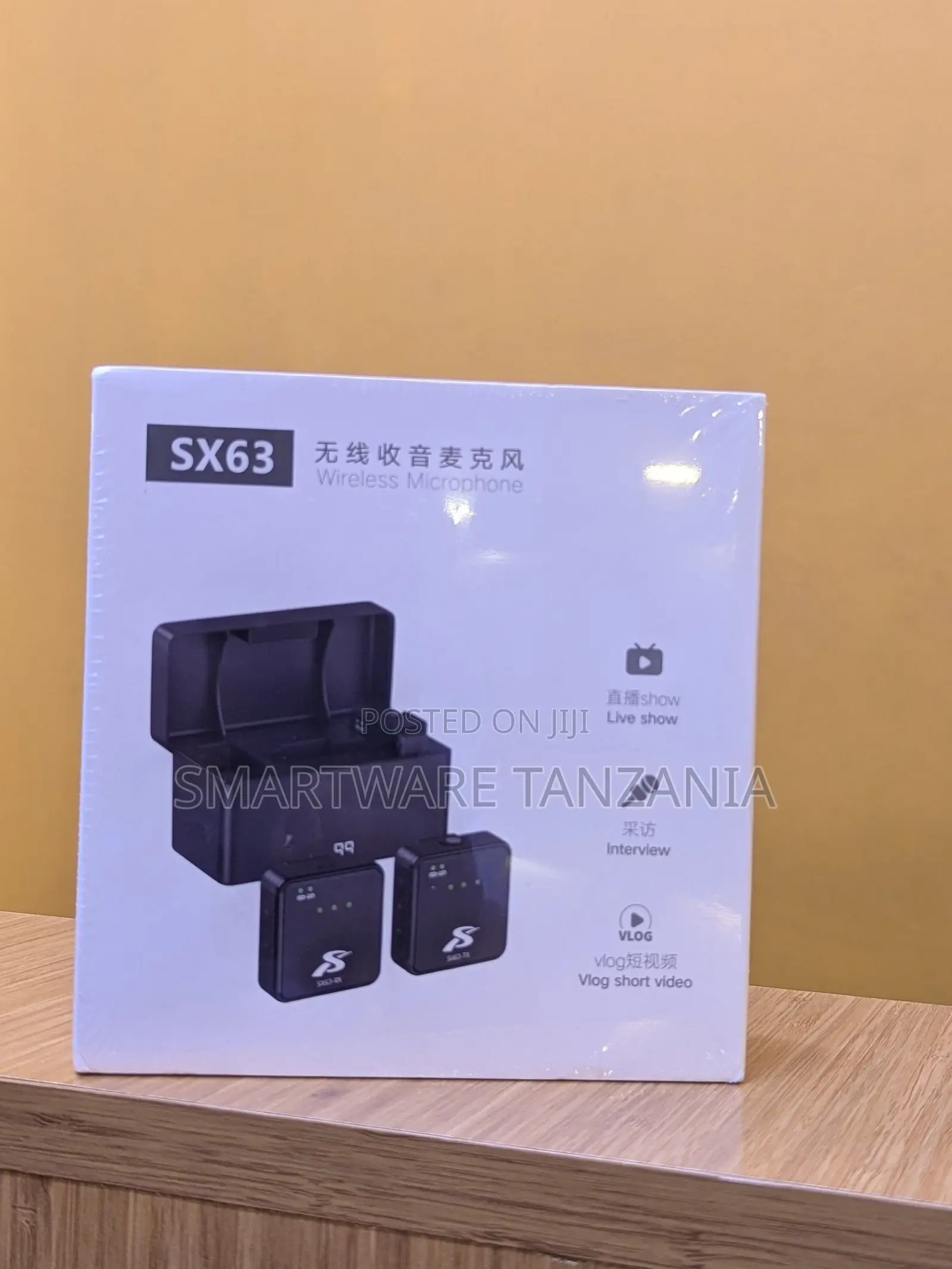 SX63 Wireless Microphone System With Dual Transmitters for Interviews