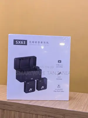 SX63 Wireless Microphone System With Dual Transmitters for Interviews