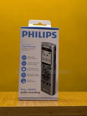 Philips VoiceTracer Audio Recorder With 8GB Memory, 360° Microphone