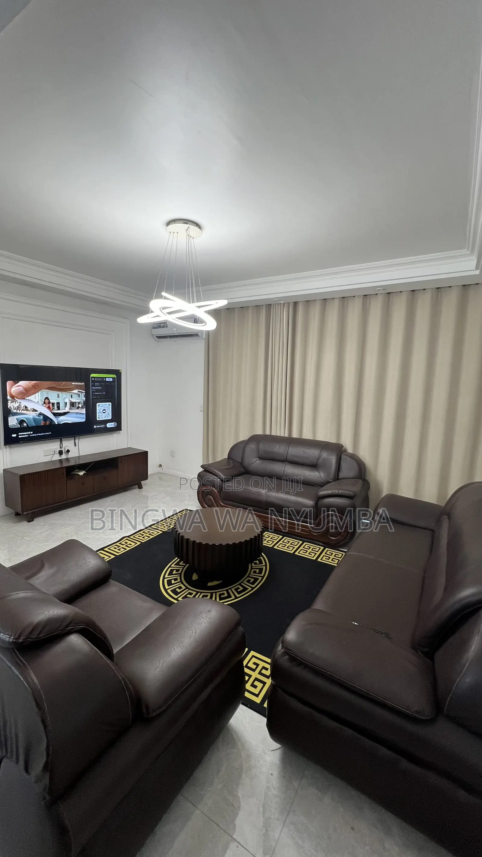 Furnished 3bdrm Apartment in Mikocheni for rent