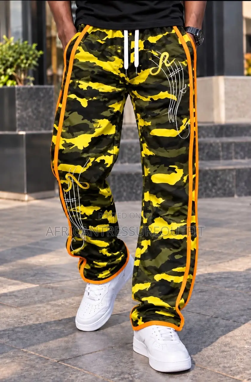 Camo Stripe Street Sweatpants Premium Collection | Buy Now