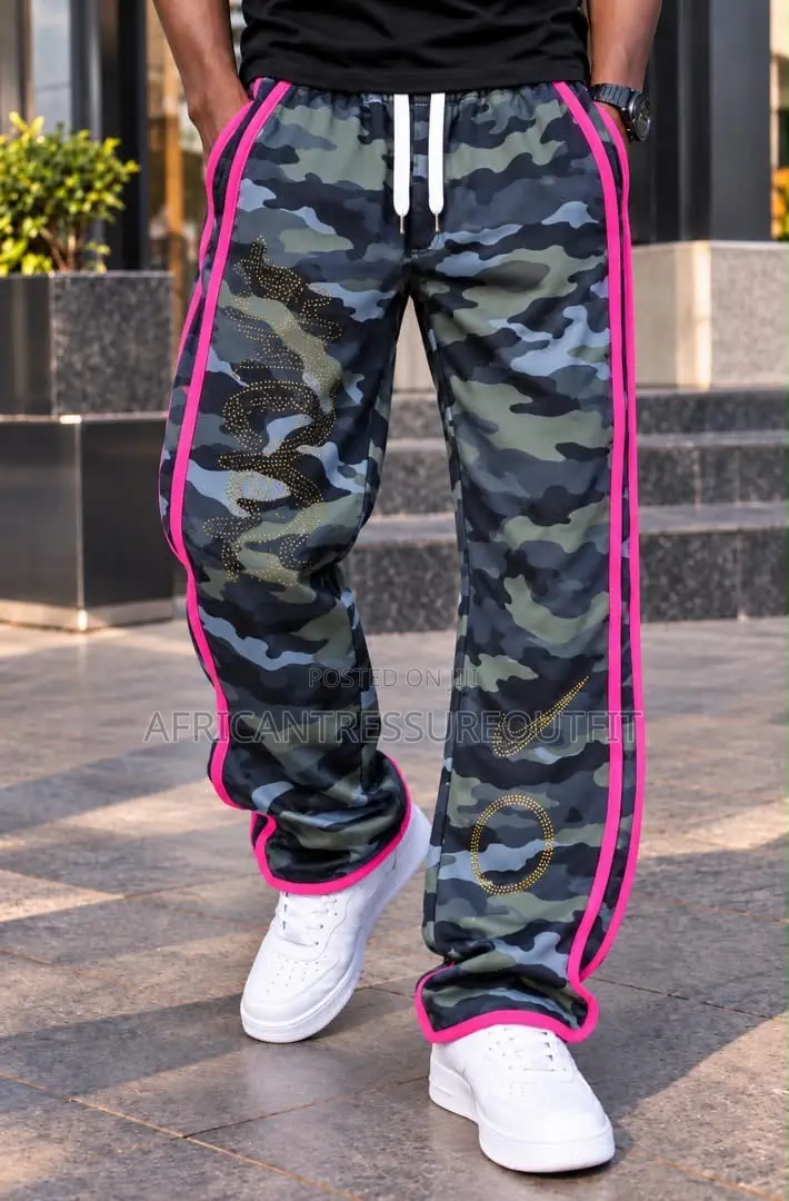 Camo Stripe Street Sweatpants Premium Collection | Buy Now