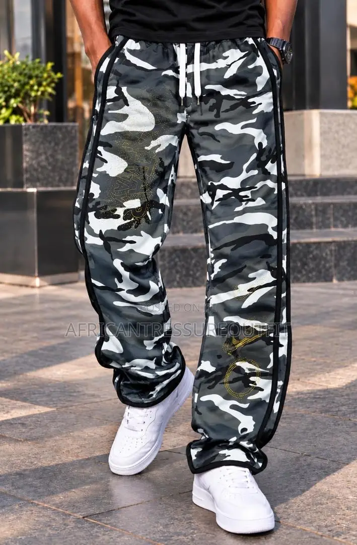 Camo Stripe Street Sweatpants Premium Collection | Buy Now