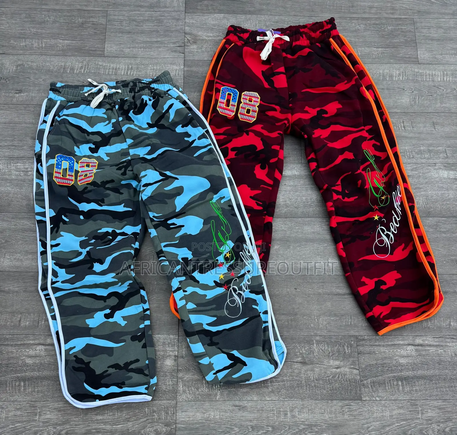 Camo Stripe Street Sweatpants Premium Collection | Buy Now