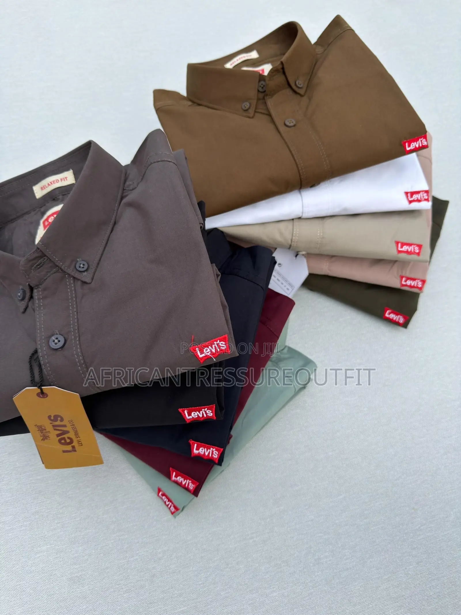 Levis Shirt Fitted Sleeve Wear Premium Collection | Buy Now