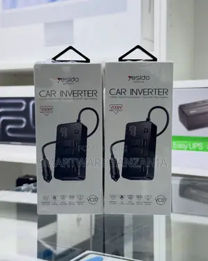 Yesido 200W Car Inverter With QC3.0 and USB-C Fast Charging Ports