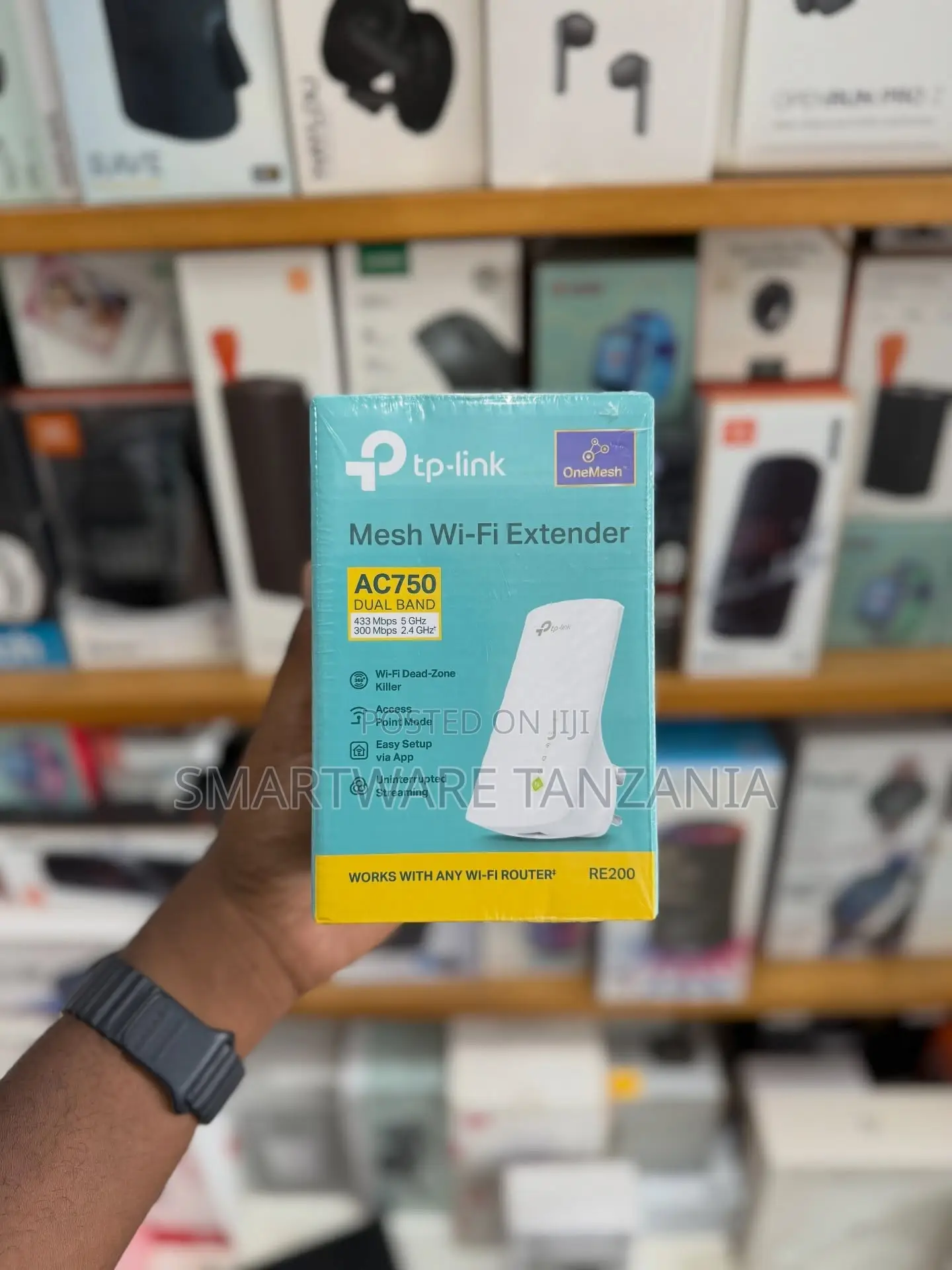 TP-Link AC750 Wi-Fi Extender Dual Band 433Mbps 5GHz & 300Mbps 2.4GHz