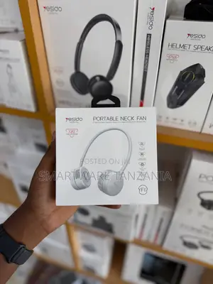 Yesido Portable Neck Fan, 1000mAh Battery, 720° Rotation, Dual Motor