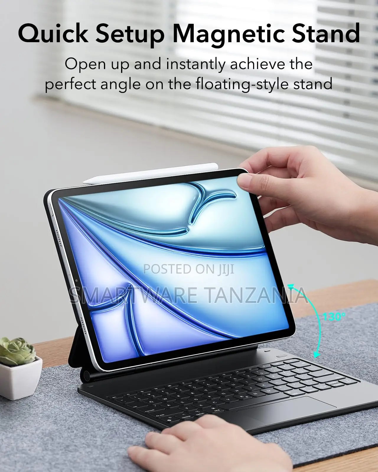 Yesido Keyboard Case for 12.9 Inch iPad Pro/Air, Front Back Protection