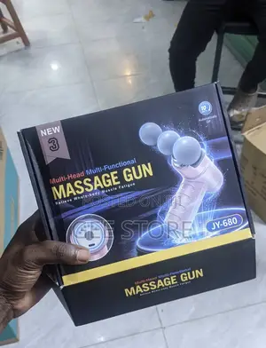 JY-680 Multi-Head Multi-Functional Massage Gun