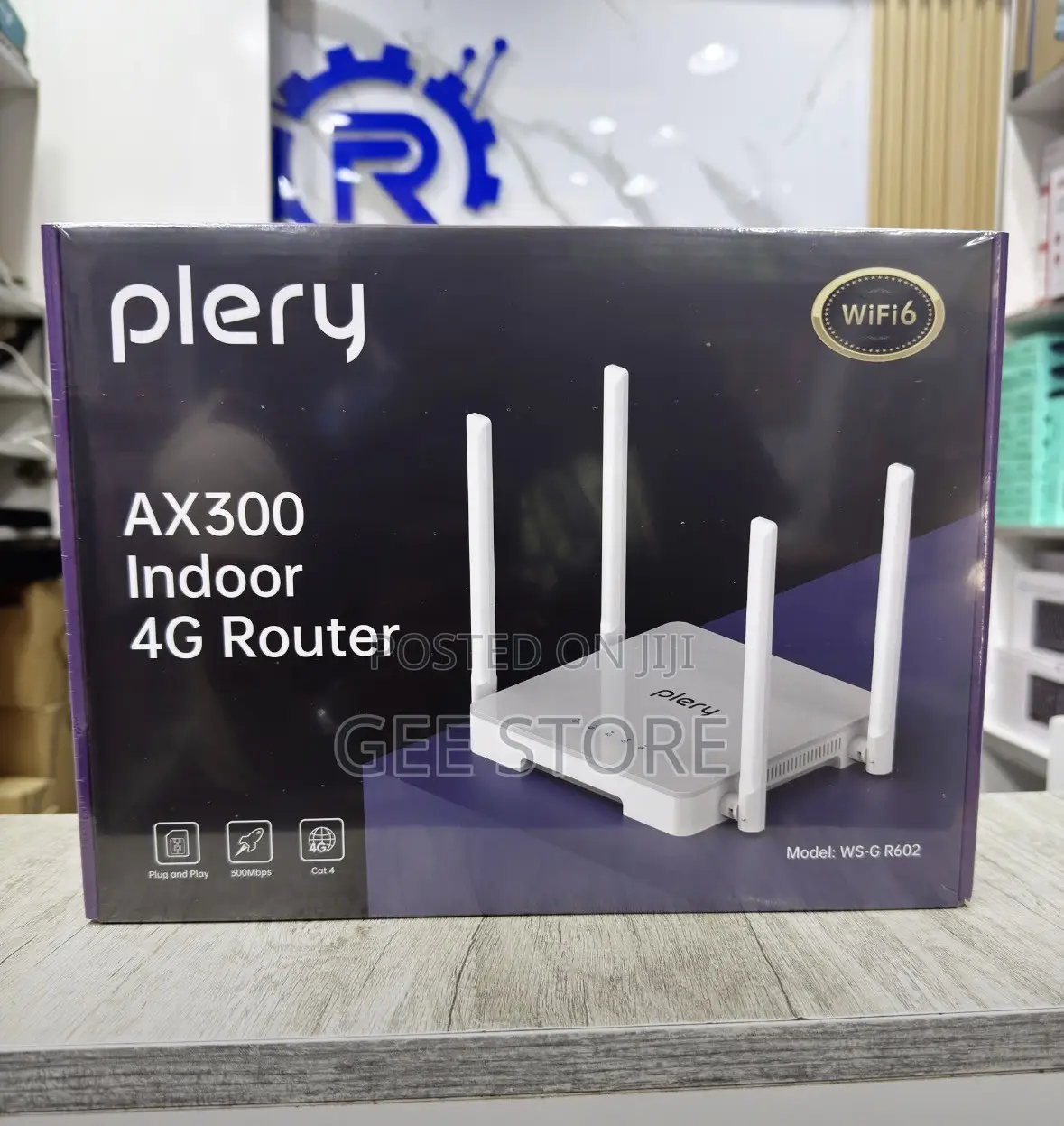 Plery AX300 Indoor 4G Router (Model: WS-G R602)