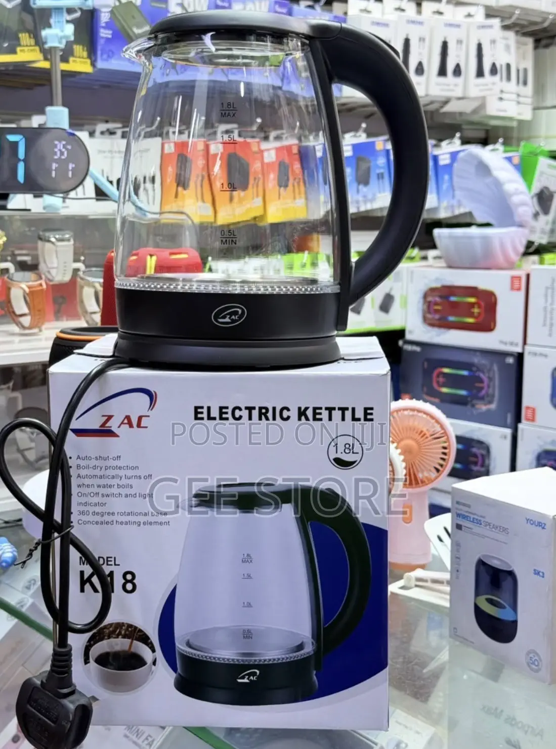 ZAC Model K18 Electric Kettle