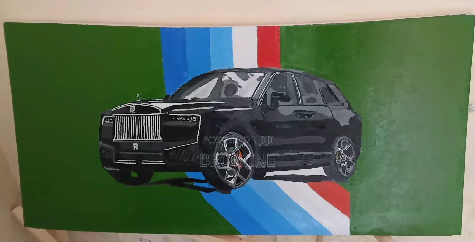 Rolce Royce Cullinan Ii on Canvas