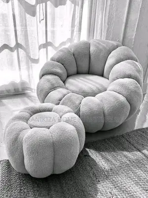 Luxury Bubble Sofa Ya Mtu Mmoja Na Kimeza Chake