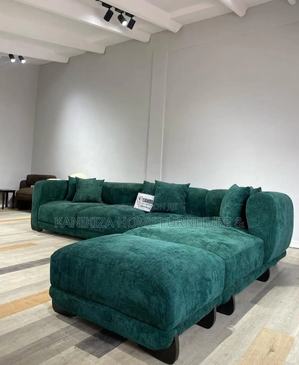 L Shaped Sofa Sets Ya Watu Sita, Material Ni Imara