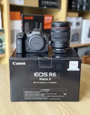 Canon Eos R6 Mark II With Lens RF 24-105mm F4 L Usm Kit