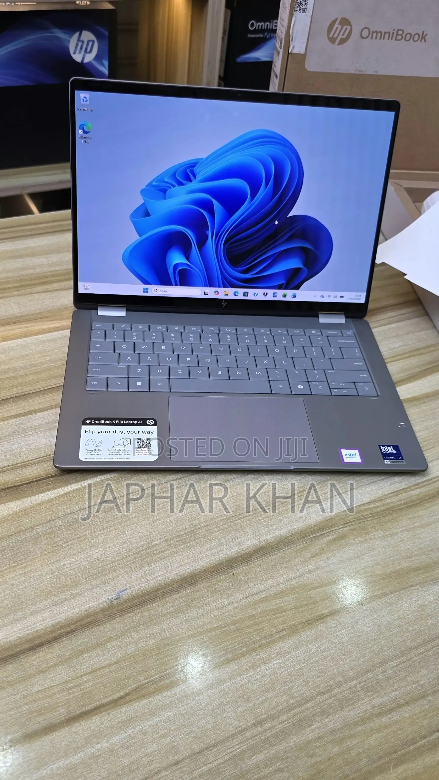 New Laptop HP OmniBook X Flip 14" 16GB Intel Core Ultra 7 SSD 1T