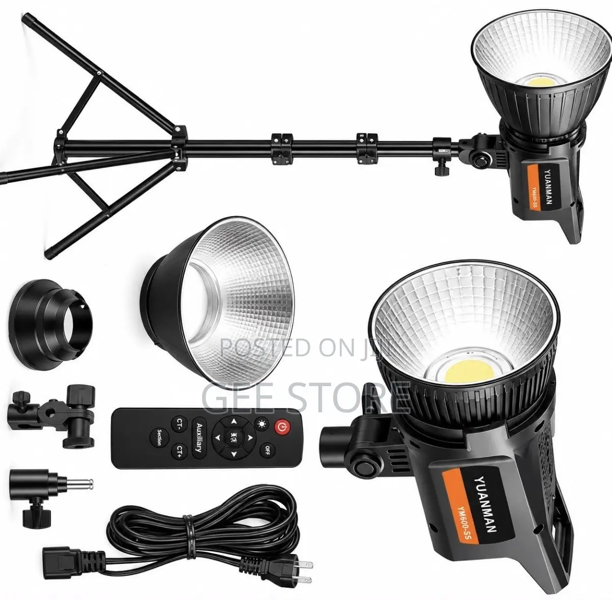 YUANMAN YM-600-SS 100W Bi-Color LED Video Light Kit