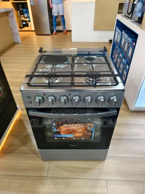 Silver Midea Oven 3gas 1electric Size:60cm*60cm
