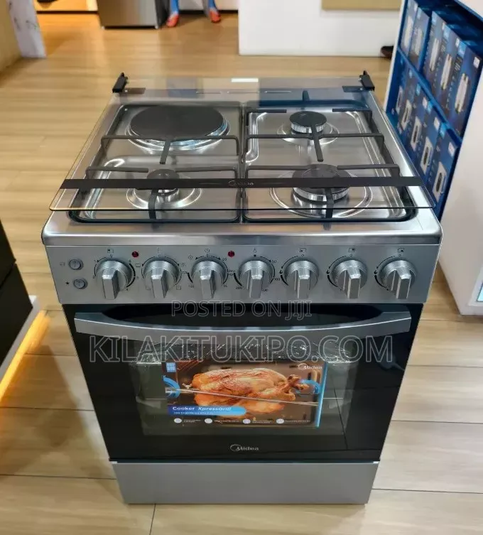 Silver Midea Oven 3gas 1electric Size:60cm*60cm