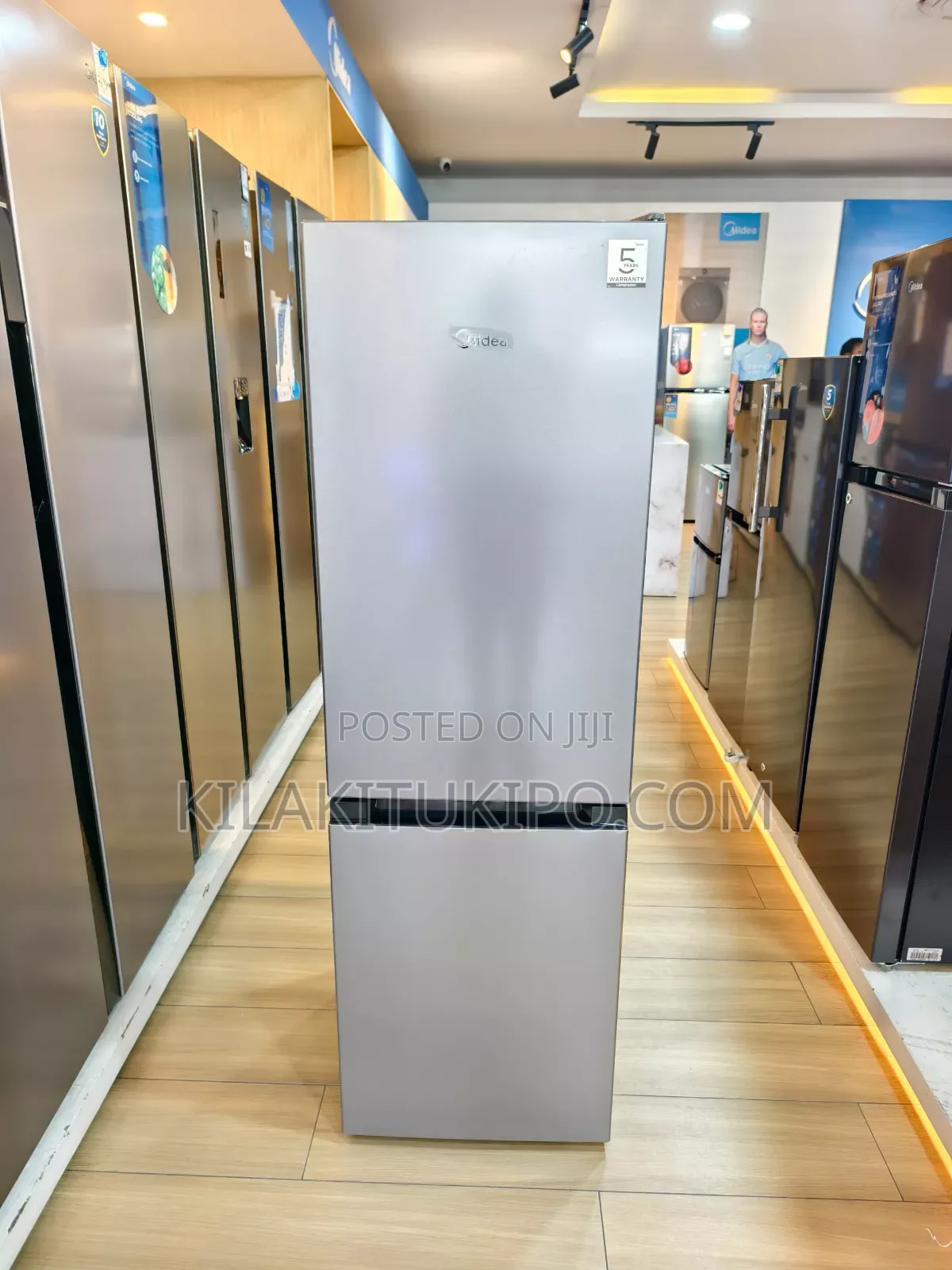 Midea 174l Refrigerator Bottom Freezer