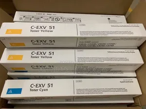 Toner-Canon-C-Exv-51-Black-Cyan-Yellow-Magenta