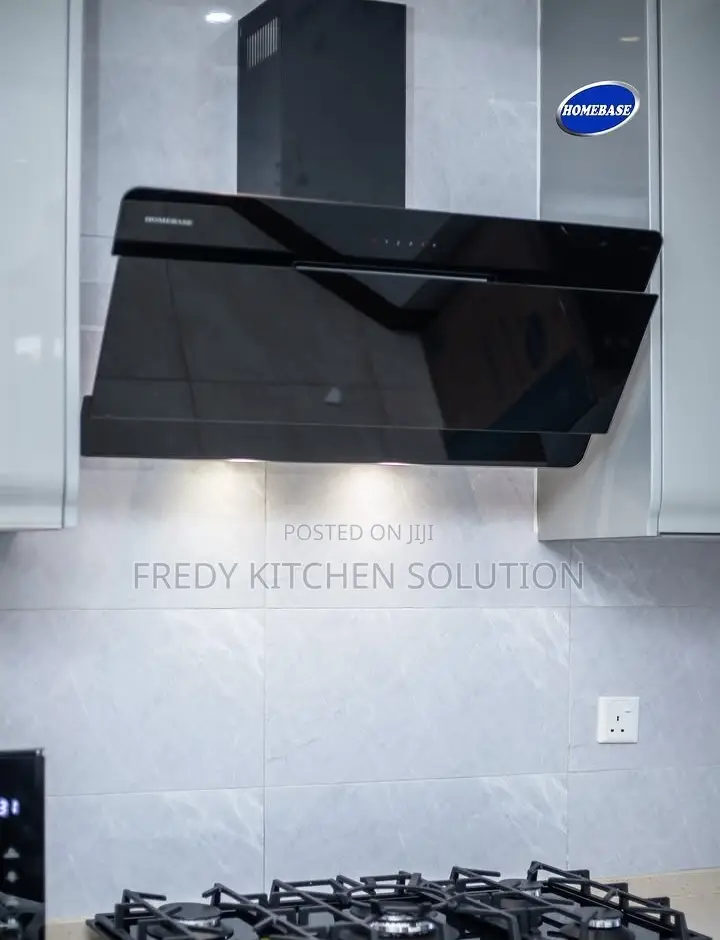 HOMEBASE Range Hood HB-6072A-900BK Yenye Muonekano Wa Kisasa, Teknoloj