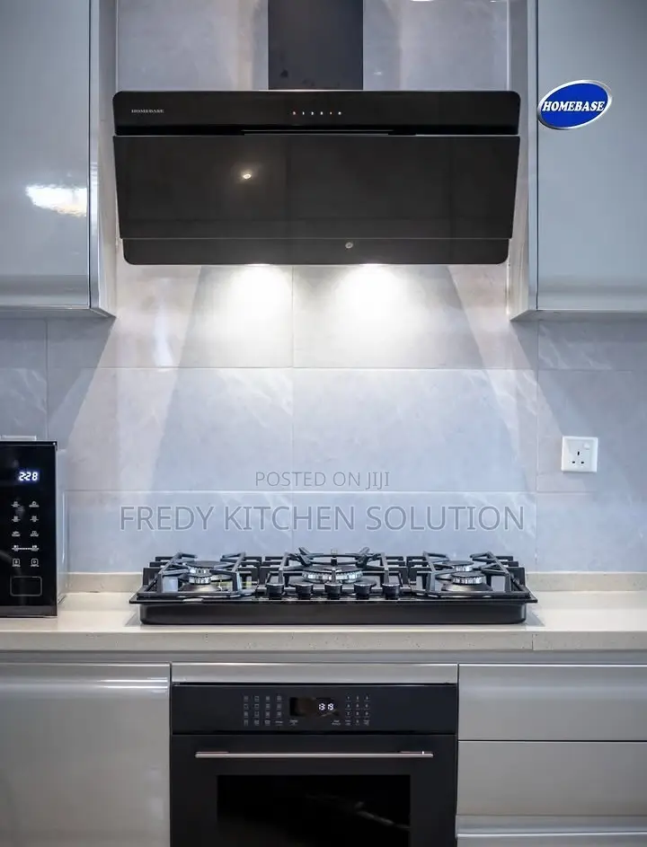 HOMEBASE Range Hood HB-6072A-900BK Yenye Muonekano Wa Kisasa, Teknoloj