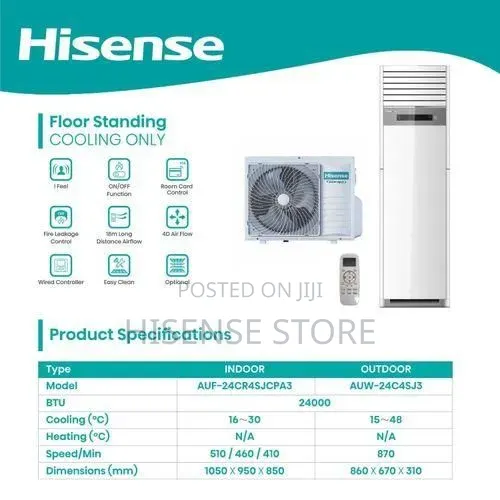 Hisense 18000 Btu Inverter Floorstanding AC