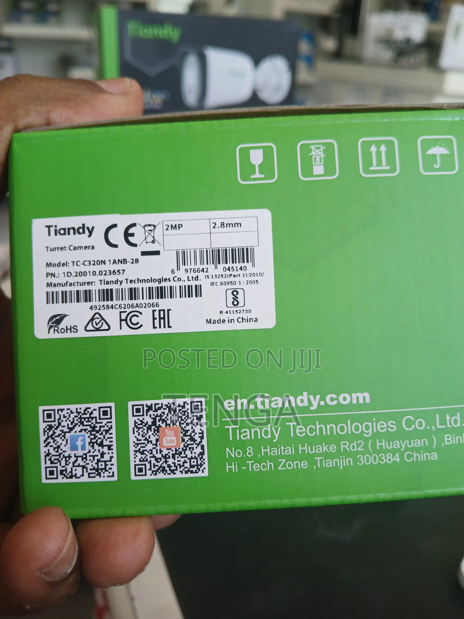 Tiandy Dome 2mp Colour Maker Ak