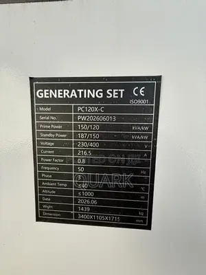 Brand New 150kva Perkins Diesel Generator