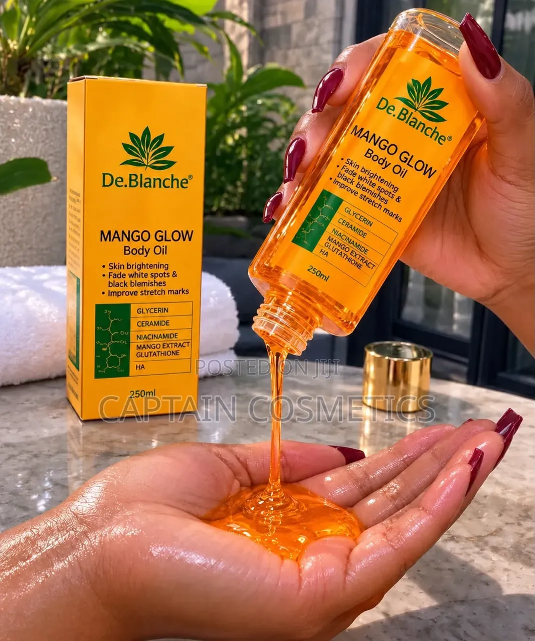 De.Blanche Mango Glow Body Oil 250ml – Mafuta Ya Mwili