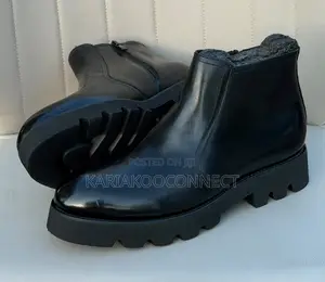 Zara Men's Leather Ankle Boots
