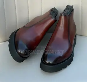 Zara Men's Leather Ankle Boots